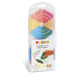 Wax Triangle Crayon Set 12-Color Set