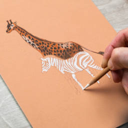 Artist Pencil Sketching Safari 7-Piece Set