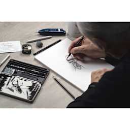 Deep Black Drawing 10-Piece Set 10-Piece Tin Box Set