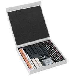 Black & White Box Drawing 25-Piece Set 25-Piece Box Set