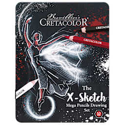 X-Sketch Mega Pencil Drawing 12-Piece Set 12-Piece Tin Box Set
