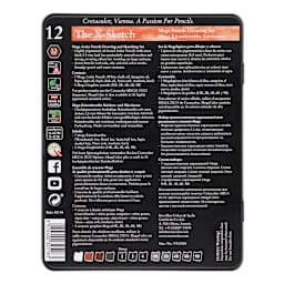 X-Sketch Mega Pencil Drawing 12-Piece Set 12-Piece Tin Box Set