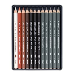 X-Sketch Mega Pencil Drawing 12-Piece Set 12-Piece Tin Box Set