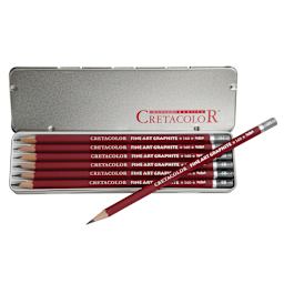 Fine Art Graphite Tin Sets 6-Pencil Tin Set