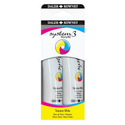 Original System3 Acrylics Titanium White 150ml Tubes - 2/Pkg.