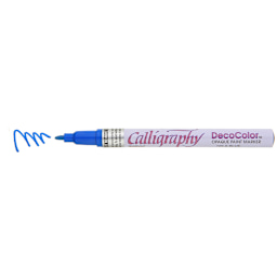 DecoColor Calligraphy Paint Marker Blue
