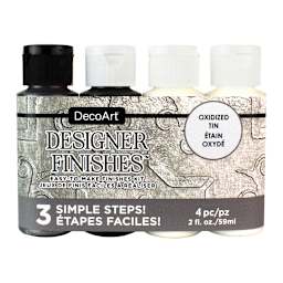 Designer Finishes Kits 4-Piece Oxidized Tin Kit