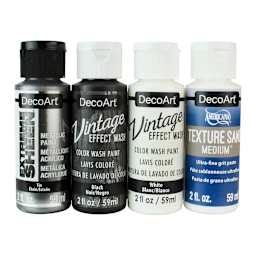 Designer Finishes Kits 4-Piece Oxidized Tin Kit