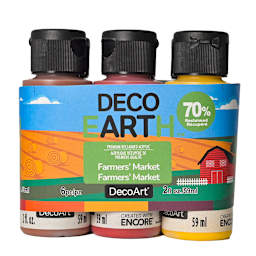 DecoEARTH Reclaimed Acrylic Sets Farmer's Market Set