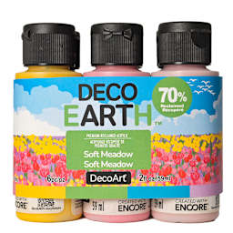 DecoEARTH Reclaimed Acrylic Sets Soft Meadow Set