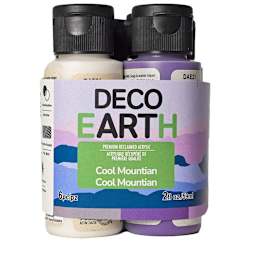 DecoEARTH Reclaimed Acrylic Sets Cool Mountain Set