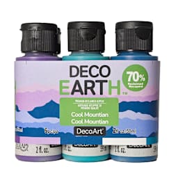 DecoEARTH Reclaimed Acrylic Sets Cool Mountain Set