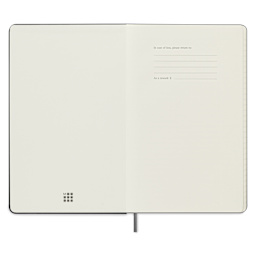 Moleskine Undated Weekly Planner - Black, 8-1/4" x 5", 208 Pages, in case of loss flyleaf