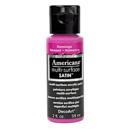 Americana Multi-Surface Satin Acrylics Flamingo
