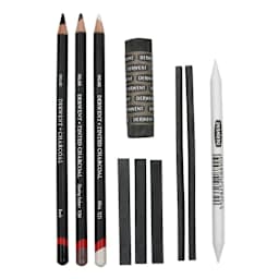 Derwent Charcoal Set, 10-Pieces