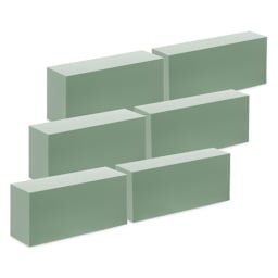 Desert DryFoM Floral Foams 7.8" x 3.4" x 2.6" Block - Green, 6/Pkg.
