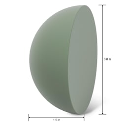 Desert DryFoM Floral Foams 3.8" x 1.9" Half Ball - Green