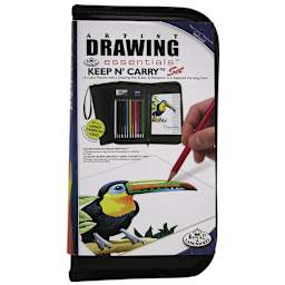 Royal & Langnickel Artist Drawing Essentials Keep N' Carry Set, 16 Pieces