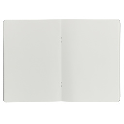 Fabriano Ecoqua Original Staple-Bound Notebooks, 5.8 in x 8.3 in, A5, Blank, 38 Sheets, Black