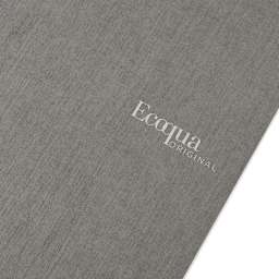 Fabriano Ecoqua Original Spiral-Bound Notebook, 8.3 in x 11.7 in, A4, Lined, 70 Sheets, Grey