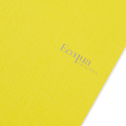 Fabriano Ecoqua Original Spiral-Bound Notebook, 8.3 in x 11.7 in, A4, Lined, 70 Sheets, Yellow