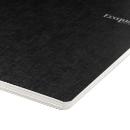 Fabriano Ecoqua Original Spiral-Bound Notebook, 8.3 in x 11.7 in, A4, Lined, 70 Sheets, Black