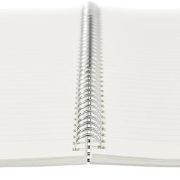 Fabriano Ecoqua Original Spiral-Bound Notebook, 8.3 in x 11.7 in, A4, Lined, 70 Sheets, Wine