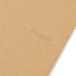 Fabriano Ecoqua Original Staple-Bound Notebook, 5.8 in x 8.3 in, A5, Dotted, 40 Sheets, Beige