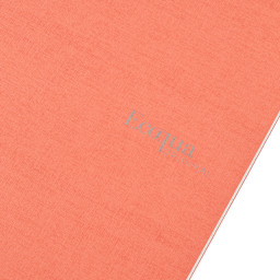 Fabriano Ecoqua Original Staple-Bound Notebook, 5.8 in x 8.3 in, A5, Dotted, 40 Sheets, Flamingo