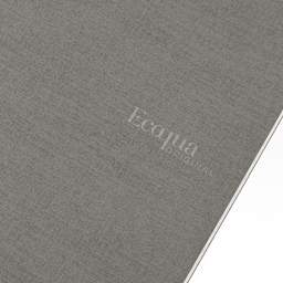Fabriano Ecoqua Original Staple-Bound Notebook, 5.8 in x 8.3 in, A5, Graph, 40 Sheets, Grey