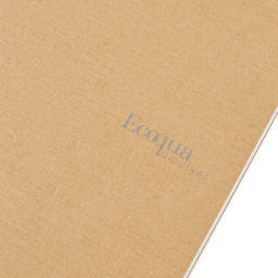Fabriano Ecoqua Original Staple-Bound Notebook, 5.8 in x 8.3 in, A5, Graph, 40 Sheets, Beige