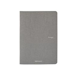 Fabriano EcoQua Original Staple-Bound Notebook, 8.3 in x 11.7 in, A4, Dotted, 40 Sheets, Grey