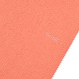 Fabriano EcoQua Original Staple-Bound Notebook, 8.3 in x 11.7 in, A4, Graph, 40 Sheets, Flamingo