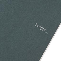 Fabriano EcoQua Original Staple-Bound Notebook, 8.3 in x 11.7 in, A4, Graph, 40 Sheets, Dark Green