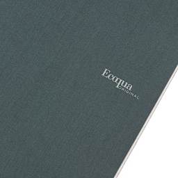 Fabriano EcoQua Original Staple-Bound Notebook, 8.3 in x 11.7 in, A4, Lined, 40 Sheets, Dark Green