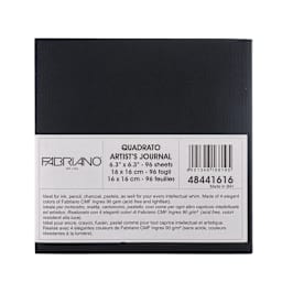 Fabriano Quadratto Artist Journal, 96 4-Color Sheets, 90 gsm, 6 in x 6 in