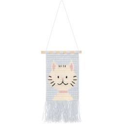 Longstitch Embroidery Kits Cat Kit - 18 x 30 cm (7.1" x 11.2")