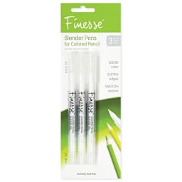 Finesse Colored Pencil Blenders 3/Pkg.   Carded - Peggable