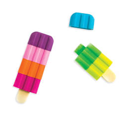 OOLY Icy Pops Erasers, Pkg of 4