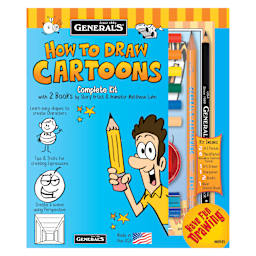 General Pencil How To Draw Cartoons Kit