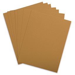 Blick Cards and Envelopes - Several sheets of Antique Gold color Cover Paper in Fan