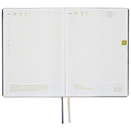 Hobonichi A5 Slash 2025 Planner - Navy, 6" x 8-2/5", 544 Pages, May 16th & 17th pages