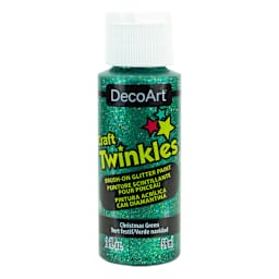 Craft Twinkles Glitter Paints Christmas Green