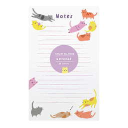 Girl of All Work Notepad - Cats