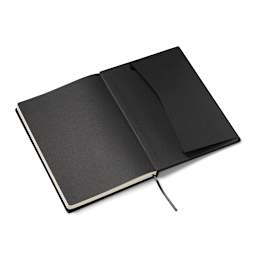 Fabriano Ispira Hard-Cover Notebook, 5.8 in x 8.3 in, Blank, Black