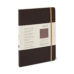 Fabriano Ispira Soft-Cover Notebook, 5.8 in x 8.3 in, Blank, Brown
