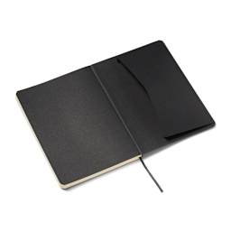 Fabriano Ispira Soft-Cover Notebook, 5.8 in x 8.3 in, Blank, Black