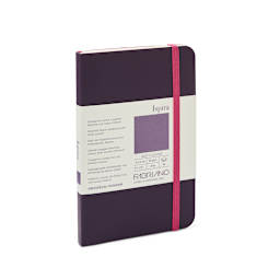Fabriano Ispira Soft-Cover Notebook, 3.5 in x 5.5 in, Blank, Purple