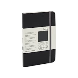 Fabriano Ispira Soft-Cover Notebook, 3.5 in x 5.5 in, Blank, Black