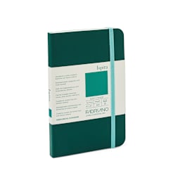 Fabriano Ispira Soft-Cover Notebook, 3.5 in x 5.5 in, Blank, Green
